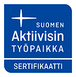 Suomen aktiivisin työpaikka sertifikaatti.png