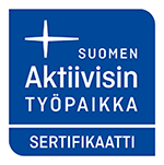 Suomen aktiivisin työpaikka sertifikaatti.png